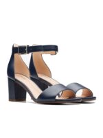 Deva Mae Navy Leather - Image 2