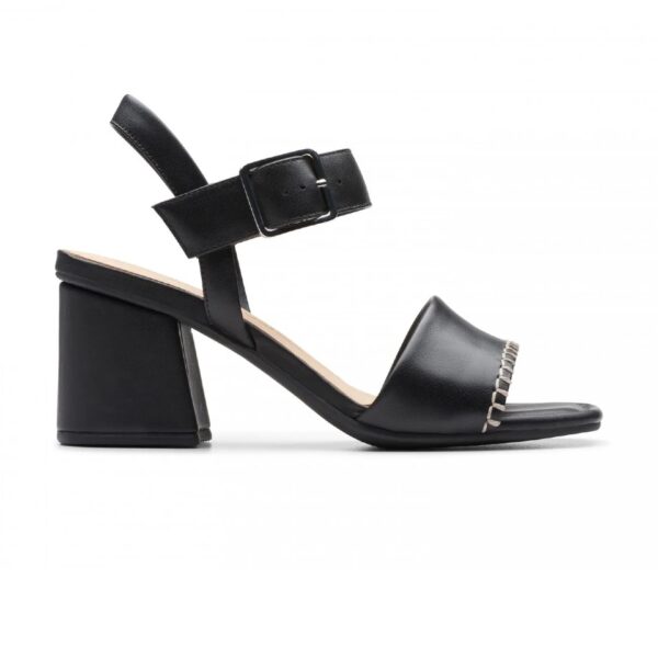 Siara65 Buckle Black Leather