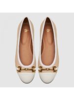 Μπαλαρίνες ZWCH026 Beige White - Image 3