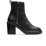 Cassiano Zip Black Leather