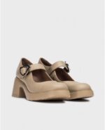 Mary Janes E-7103 Taupe - Image 2
