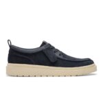 Polden Moc Navy Suede