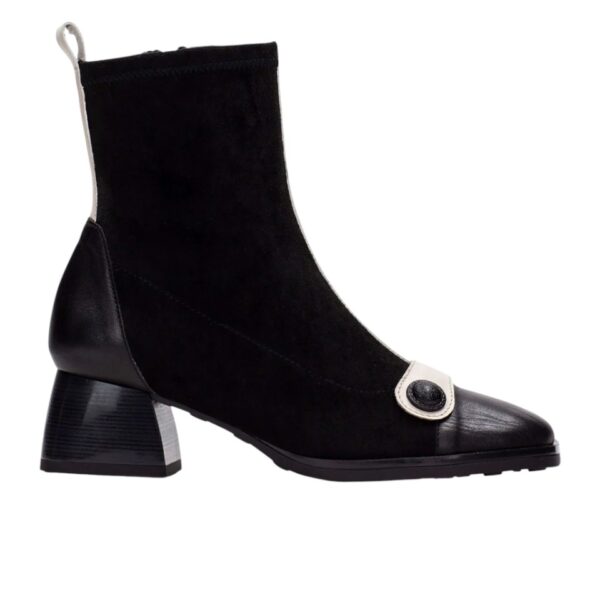 Μποτάκια BHI254219 Black -Cream