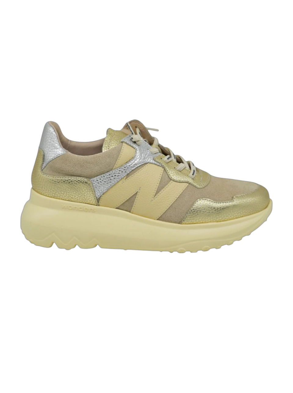 Sneakers A-4020 Platino Beige - Image 1
