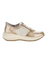 Sneakers 223603 EDF Μπεζ Χρυσό