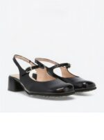 Slingback D-2401 Lack Negro - Image 2